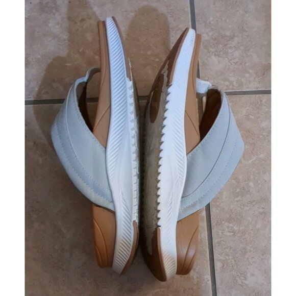 Women Oncai Comfort Slides sandals, flip flop Sz 11 White Tan orthopedic recovey - Picture 5 of 10